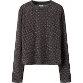 Name it Camiseta 'NKFLIKKA' chocolate / blanco
