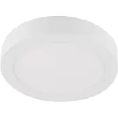 EVN ATR220125, redonda, para techo, montaje en superficie, blanca, aluminio, IP44