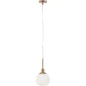 Maytoni MOD221-PL-01-G, 1 bombilla, casquillo E14, IP20, blanco