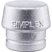 HALDER Boquilla De Reemplazo De Metal Suave Simplex Plata 50 Mm