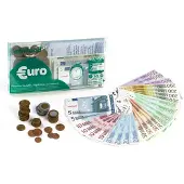 Miniland Juego De Euros: 28 Billetes + 80 Lanzamientos
