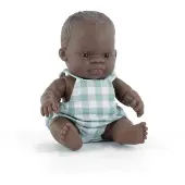 Miniland Muñeca Bebé Africana 21 Cm