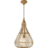 Eglo Amsfield, Flexible, Marrón, Marrón, Acero, Madera, Redondo