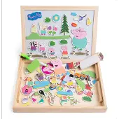 Pipsa Possu Pizarra Magnética Wooden Magnetic Blackboard