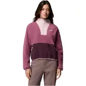 Columbia - Women's Sequoia Grove II Half Zip Fleece - Jerséis de forro polar size S, fucsia/morado