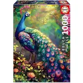 Educa Rompecabezas Del Jardín Del Pavo Real 1000 Piezas