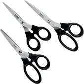 Leitz pack de 3 tijeras negras (164/185/200mm)