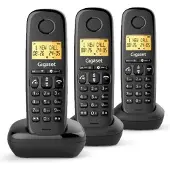 Gigaset Teléfono Fijo Inalámbrico Basic 100 3 Unidades