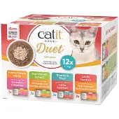 Catit Cuisine Duet Pack Surtido Comida Húmeda Para Gatos 12x75g