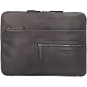 Pride And Soul Terra Caso de escritura Piel natural 34 cm gris