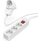 Hama 223081 Powerplug 4-fach Steckdosenleiste 1,4 m weiß