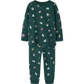 Name it Pijama 'NMNVismas' verde oscuro / naranja / rojo / blanco