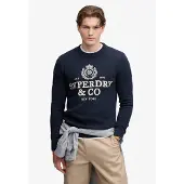 Superdry Jersey Applique Graphic Jumper