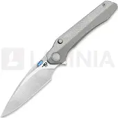 Bestech Navaja Wet Nellie - Satin - Titanium + Timascus