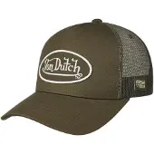 Von Dutch Gorra oliva / blanco
