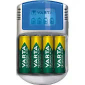 Varta Cargador Lcd Usb+4 Pilas Aa 2600mah 12v