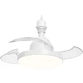 OEM Ventilador de techo, control remoto, aspas retráctiles, estilo A