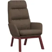Syfax Sillón de relax de tela gris taupe