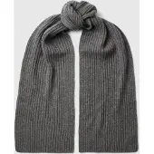 Selected Mezcla De Cachemira Bufanda Hombres Gris ONE SIZE