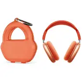 Lux-Case Estuche portátil único para los Airpods Max - Rojo