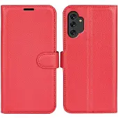 Lux-Case Funda abatible clásica Samsung Galaxy A13 4G - Roja