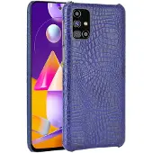 Lux-Case Funda Croco - Samsung Galaxy M31s - Morado