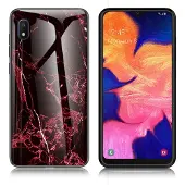 Lux-Case Funda Fantasy Marble Samsung Galaxy A10e - Rojo