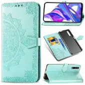 Lux-Case Funda Mandala Honor 9X Pro Flip - Cian