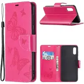 Lux-Case Funda abatible Butterfly Samsung Galaxy M02 / A02 - Rosa