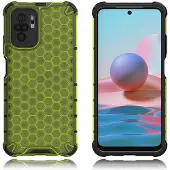 Lux-Case Funda Bofink Honeycomb Xiaomi Redmi Note 10S - Verde