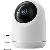 Switchbot Cámara Pan/Tilt Plus 3K, cámara de seguridad, Wi-Fi