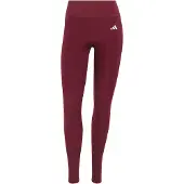Adidas Pantalón deportivo 'Optimé Essentials' rojo vino / blanco