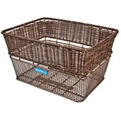 BRN Cesta Delantera Roma Dark Wicker