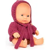 Miniland Muñeco Bebé Niño Europeo Vestido 21 Cm