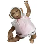 MuÑecas Guca Muñeco Reborn Mono Cuerpo De Tela 32 Cm