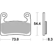 Moto-Master Pastillas De Freno Sinterizadas Bmw 413506