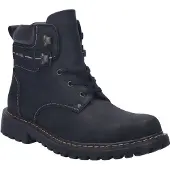 Josef seibel Botas 'Stiefelette Herren 21925-LA66600 Echtleder in schwarz' negro