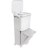Wellhome Cubo De Reciclaje Selectivo Con Pedal 38l