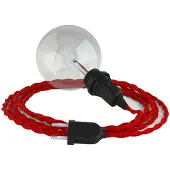 Creative Cables Cable De Lámpara Snake Twisted Shade Ready 5m