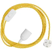Creative Cables Portalámparas Con Cable Snakebis Twisted E14