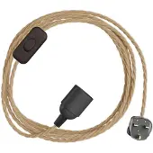 Creative Cables Portalámparas Con Cable Snakebis Twisted E27