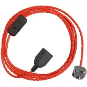 Creative Cables Portalámparas Con Cable Snakebis Twisted E27