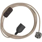 Creative Cables Portalámparas Con Cable Snakebis Shade Ready E27