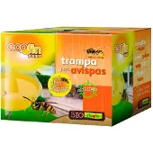 Flower Trampa para avispas Ecofin, reutilizable, ecológica. Incluye cebo atrayente. -