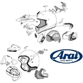 Arai Ventilación Superior Del Casco Penta