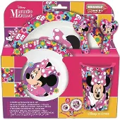 Stor Set Infantil Micro Minnie Flores Vistosas 5 Piezas