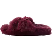 Lipsy Zapatillas de casa rojo vino