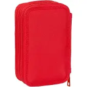 Safta Estuche Mickey Mouse 12.5x19.5x5.5 Cm Triple 37 Piezas