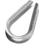 PLASTIMO Protector De Cuerda Acero Inoxidable 10 Unidades
