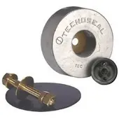 Tecnoseal Baglietto: Ánodo de proa galvanizado, 4.17 kg, 135 mm x 135 mm